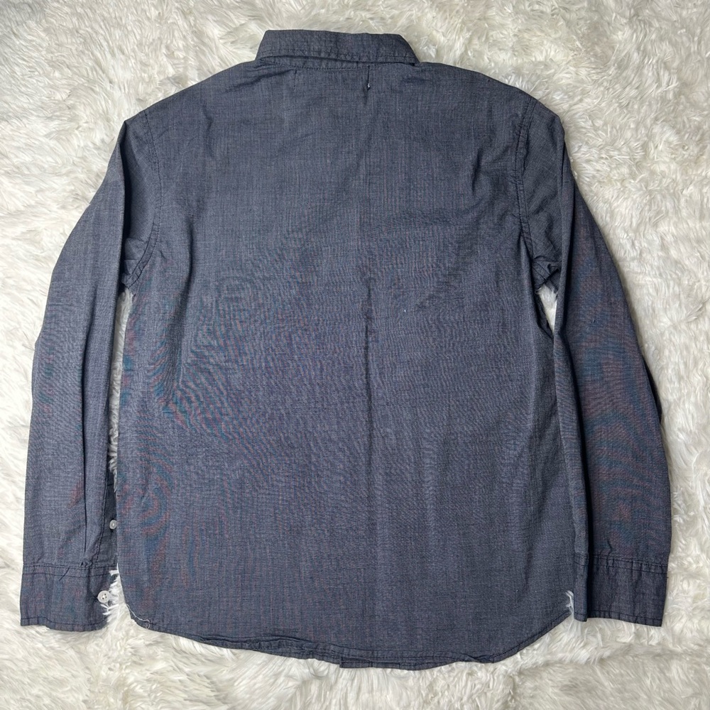 Old Navy Dark Gray Casual Button Down Shirt - Picture 2 of 4